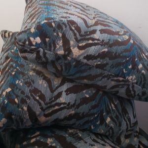 Couch fethear pillows